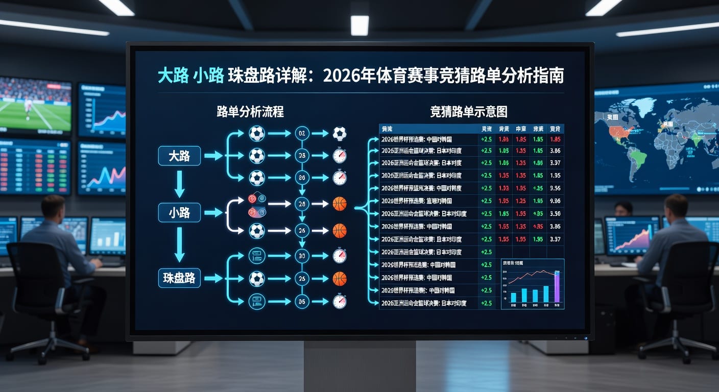 大路 小路 珠盘路：2026年走地盘体育官网实战观察