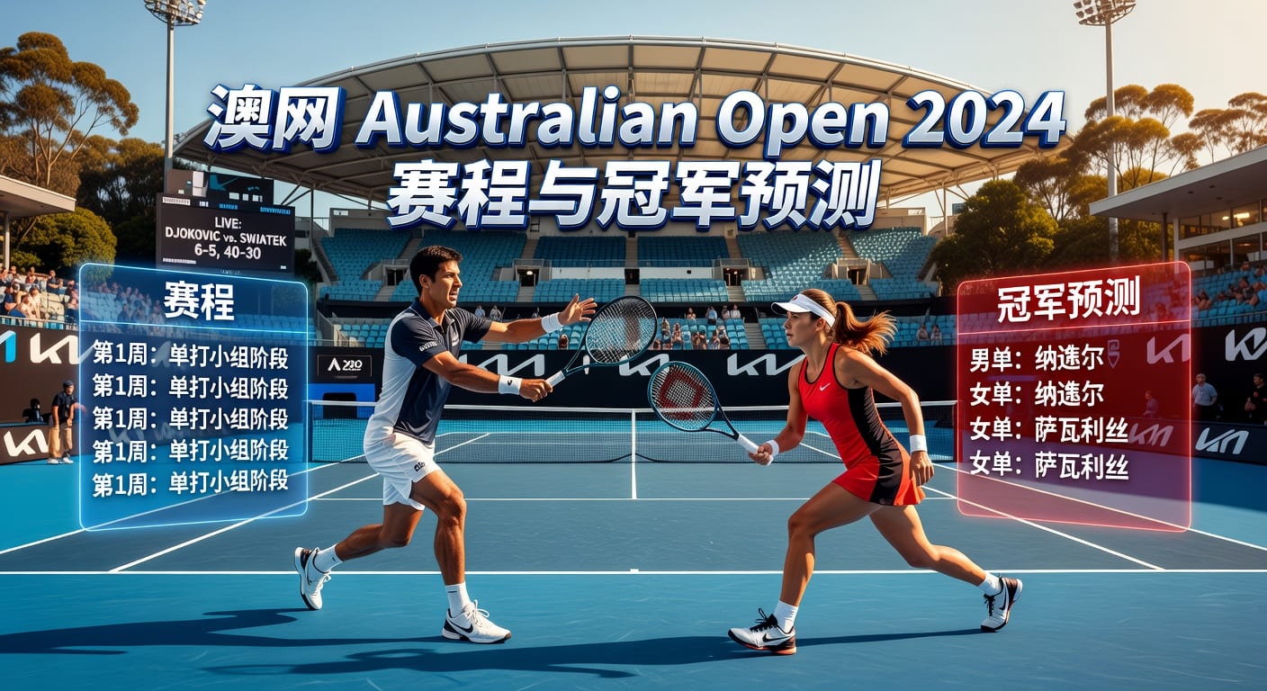 澳网 Australian Open 2026前瞻｜J9体育娱乐官网看赛程与对位