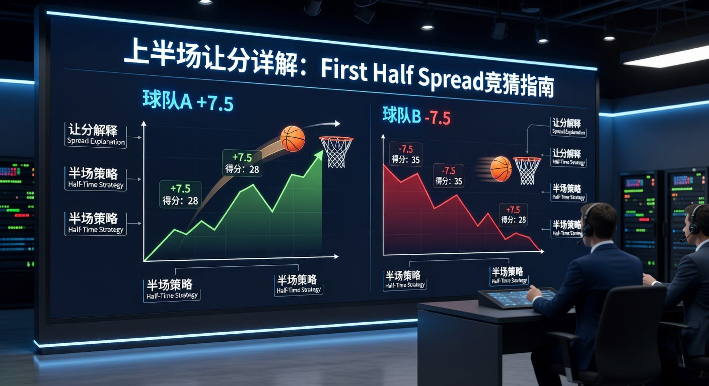 上半场让分 first half spread 读法｜预测体育官网